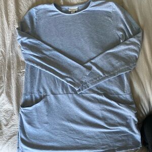 J Jill Pure Jill cotton top with pockets. Size S.